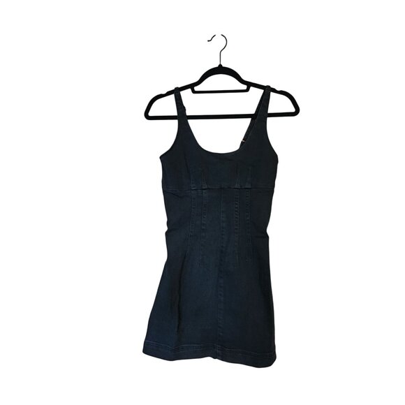 RSQ Denim Mini Dress Sleeveless A-Line - Picture 1 of 2